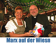 Wiesn Besucher am 30.09.2008: Wiesnpremiere von Erzbischof Marx und Künstlerbesuch im Winzerer Fähndl  (Foto: MartiN Schmitz)